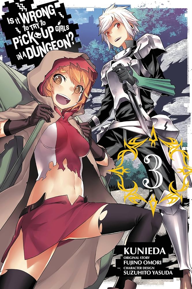 Is It Wrong to Try to Pick Up Girls in a Dungeon?, Vol. 3 - manga cover image