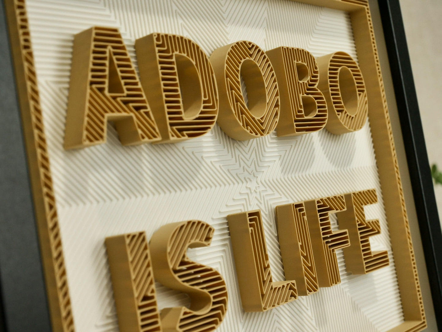 Adobo is Life - Framed 25x20cm Art