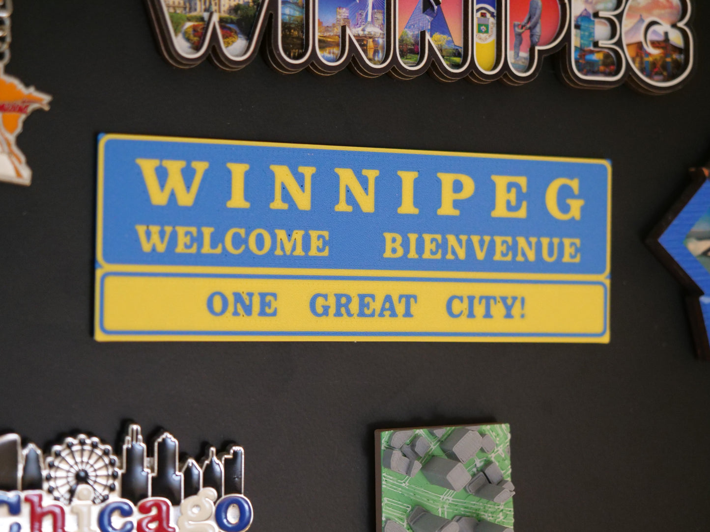 Winnipeg "One Great City" Magnet