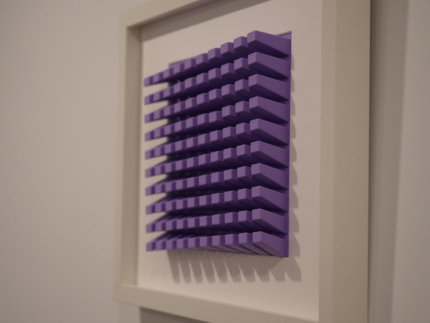 3D Twist Art "Ube" - Framed