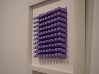 3D Twist Art "Ube" - Framed