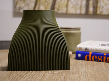 Pleated Skirt Vase