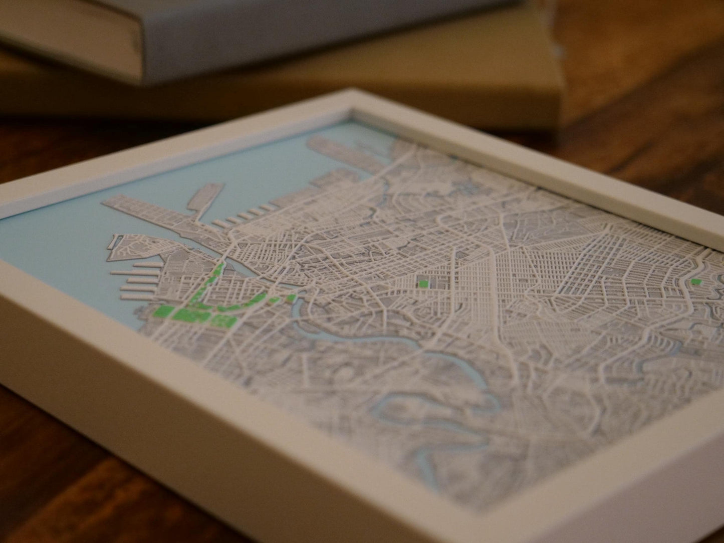 Manila 3D Street Map - Framed