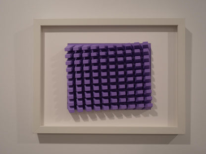 3D Twist Art "Ube" - Framed