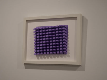 3D Twist Art "Ube" - Framed