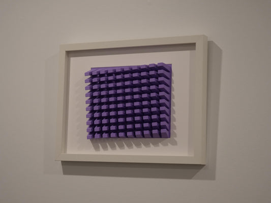 3D Twist Art "Ube" - Framed