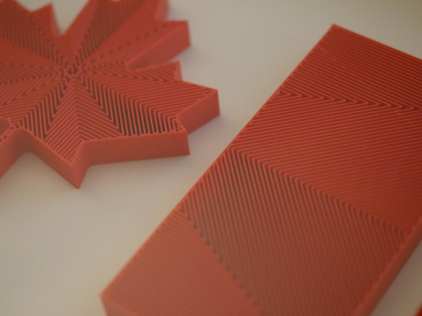 Canada Flag 3D Art  - Framed