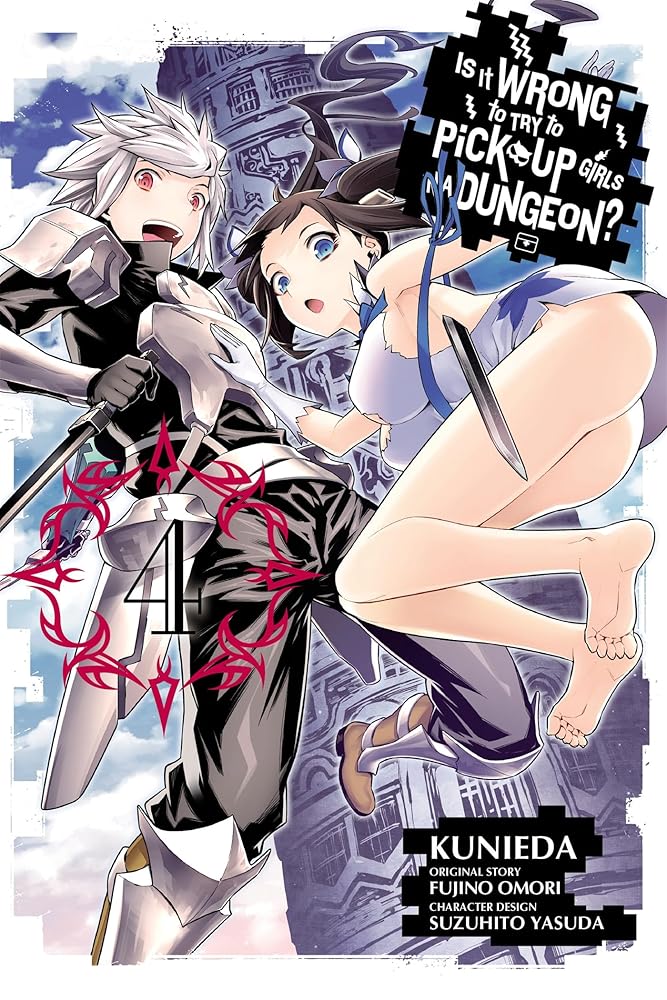 Is It Wrong to Try to Pick Up Girls in a Dungeon?, Vol. 4 - manga cover image