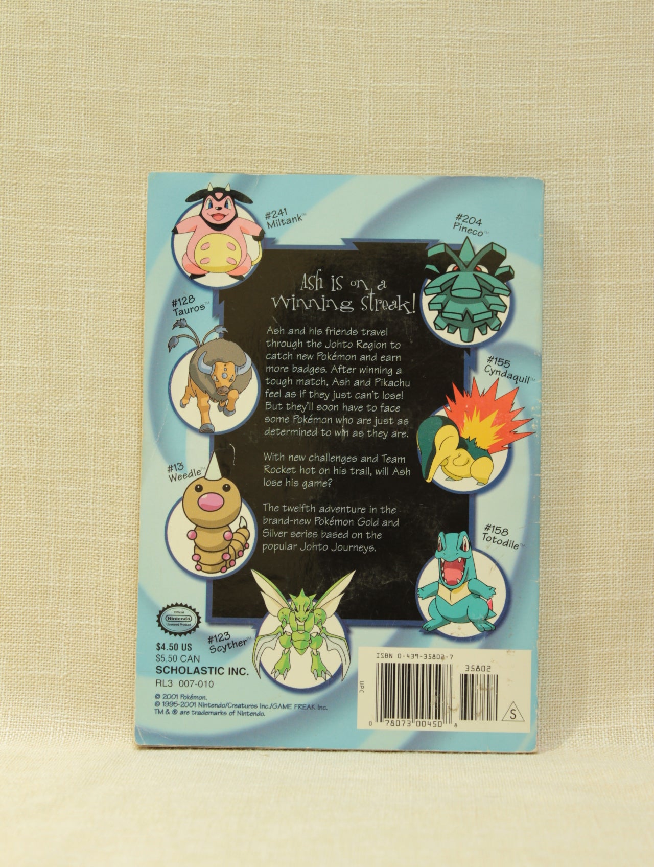 Pokemon The Johto Journeys Chapter Book #28 Winner Takes All