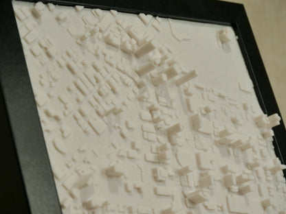 Winnipeg Downtown 3D Framed 25x20cm Map