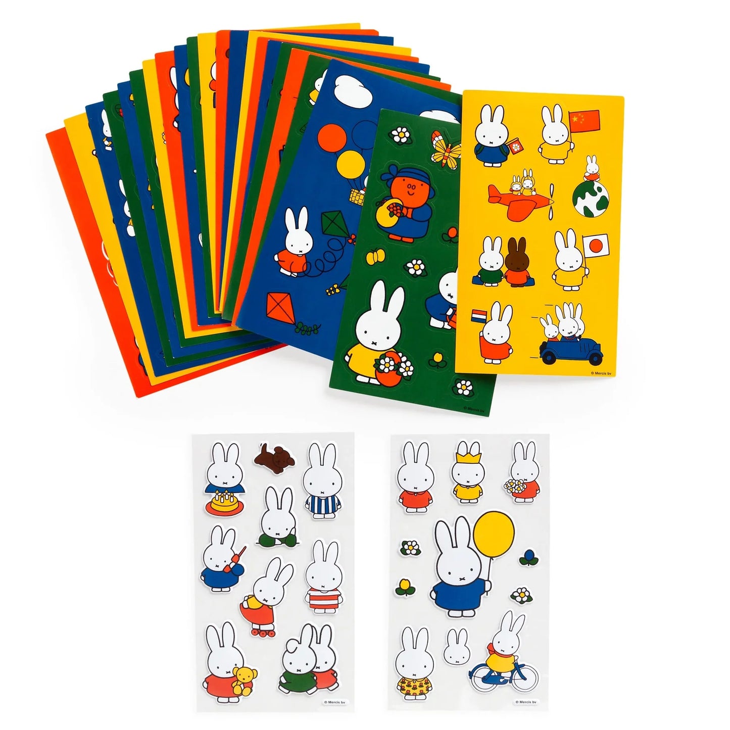Galison Miffy Sticker Tin – 22 Pages of Miffy Stickers and 2 Pages of Puffy Miffy Stickers