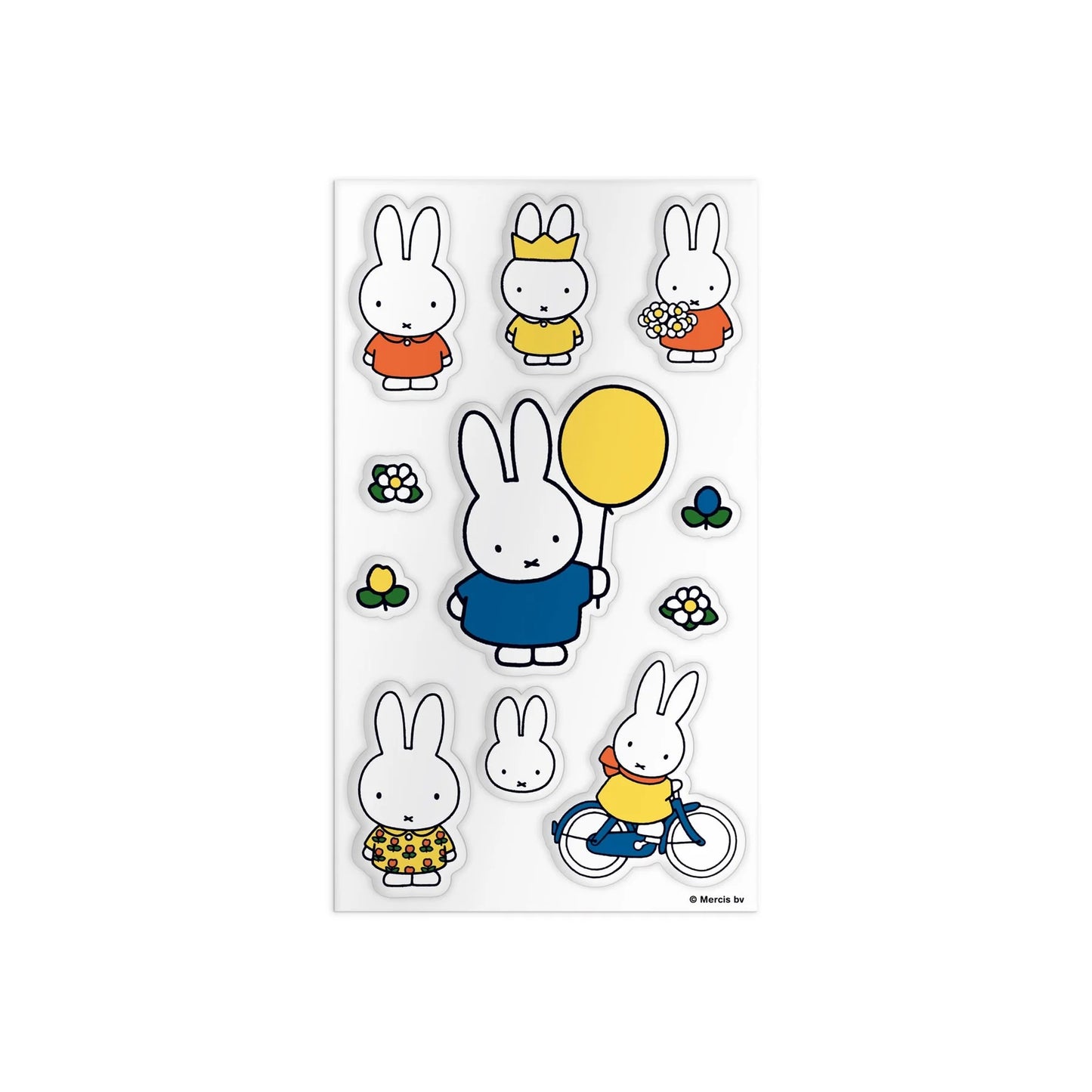 Galison Miffy Sticker Tin – 22 Pages of Miffy Stickers and 2 Pages of Puffy Miffy Stickers