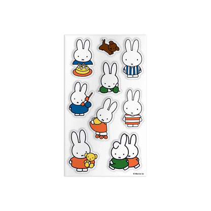 Galison Miffy Sticker Tin – 22 Pages of Miffy Stickers and 2 Pages of Puffy Miffy Stickers
