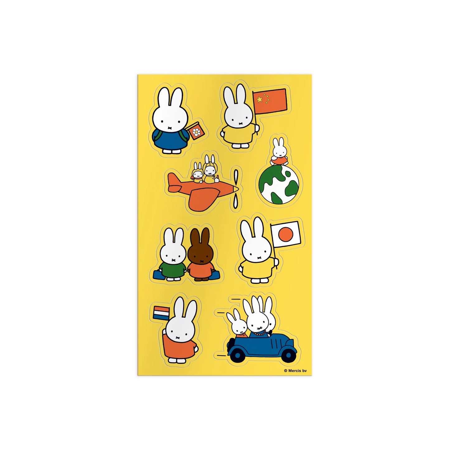 Galison Miffy Sticker Tin – 22 Pages of Miffy Stickers and 2 Pages of Puffy Miffy Stickers