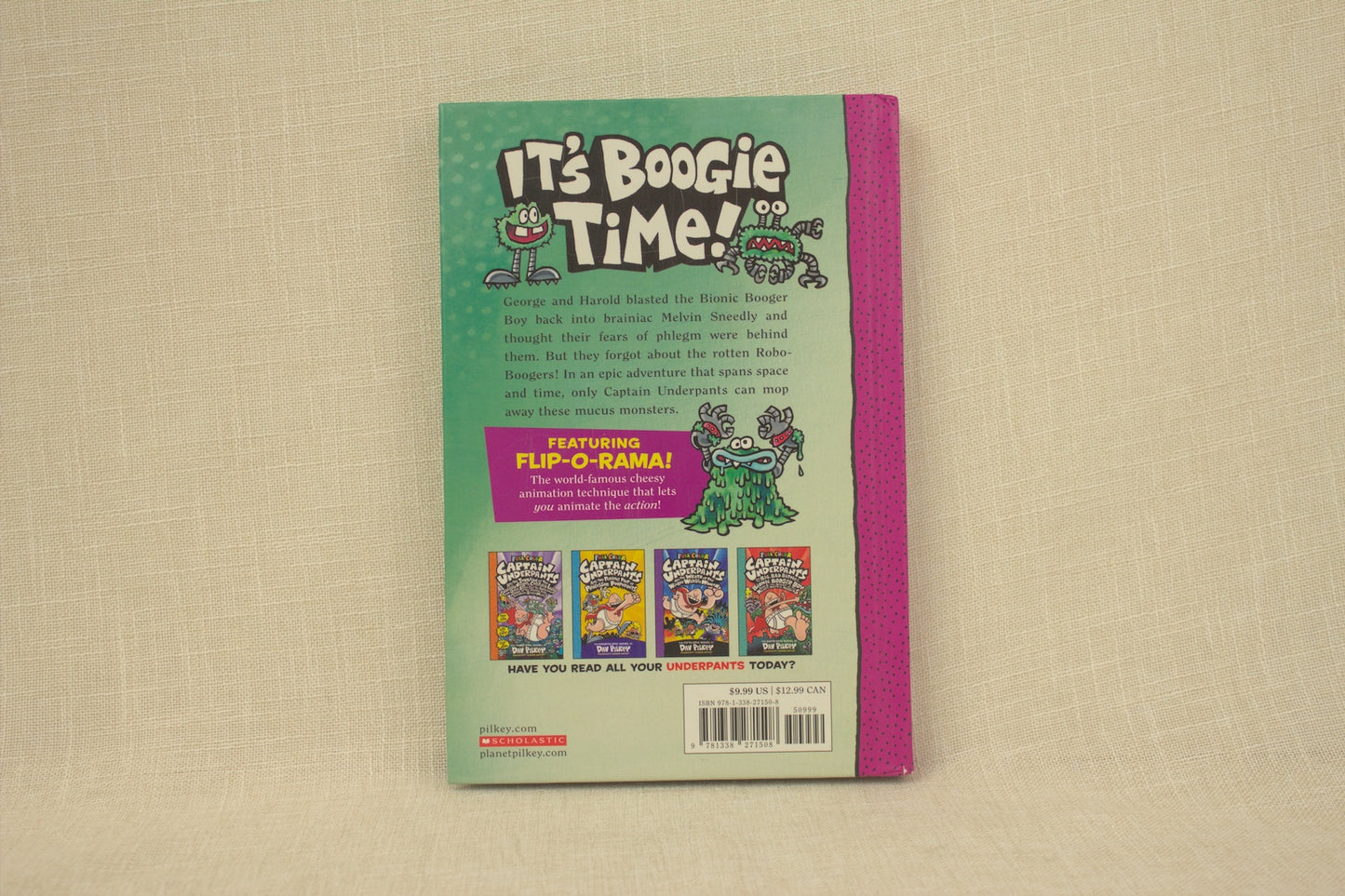 Captain Underpants and the Big, Bad Battle of the Bionic Booger Boy, Part 2: The Revenge of the Ridiculous Robo-Boogers: Color Edition (Captain Underpants #7): Color Edition