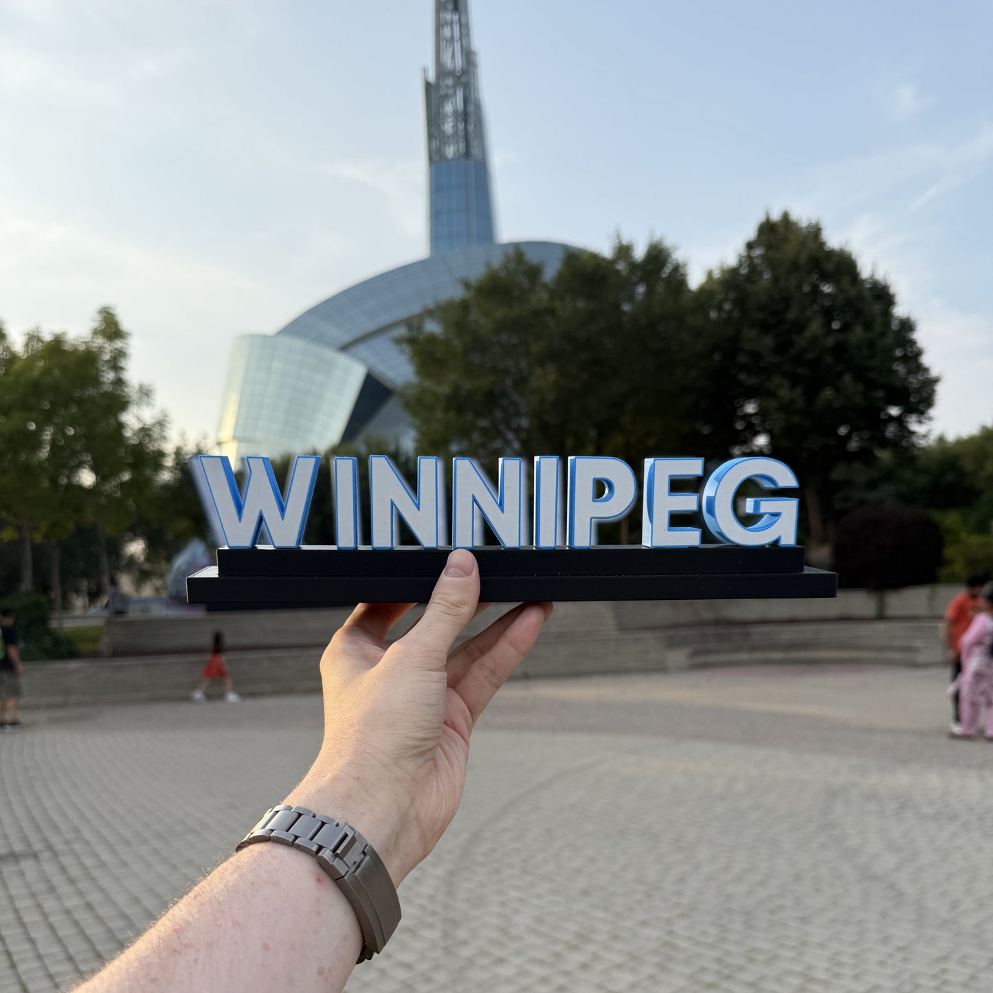 Model Winnipeg Sign - 3D Miniature from the Forks