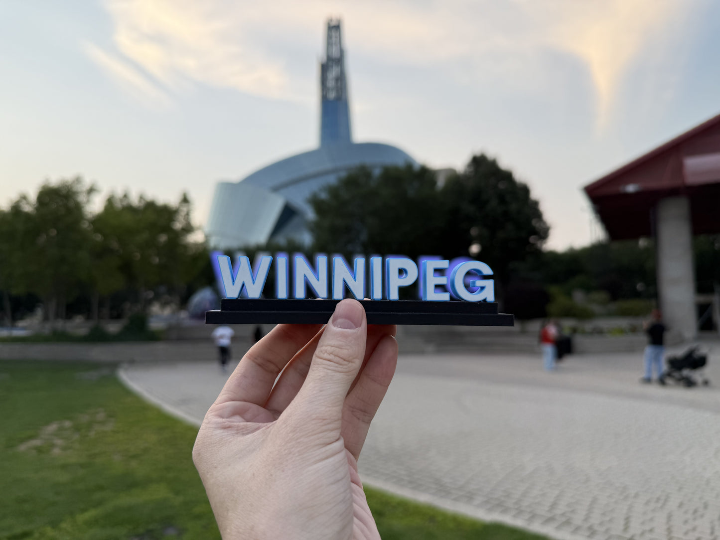 Model Winnipeg Sign - 3D Miniature from the Forks