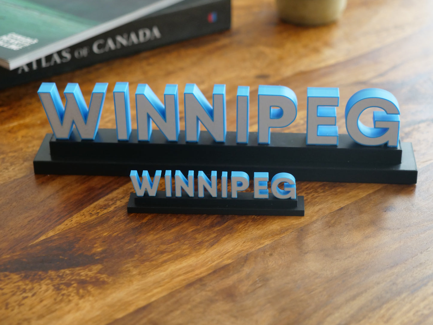 Model Winnipeg Sign - 3D Miniature from the Forks