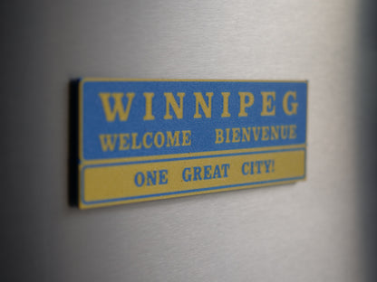 Winnipeg "One Great City" Magnet