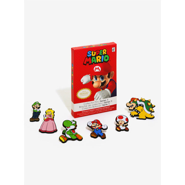 Super Mario Collector Pins Blind Box x 1