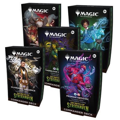 Magic: The Gathering Secrets of Strixhaven Commander Decks