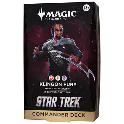 Star Trek Commander Deck Klingon Fury