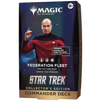 Star Trek Collector Commander Deck surge foil