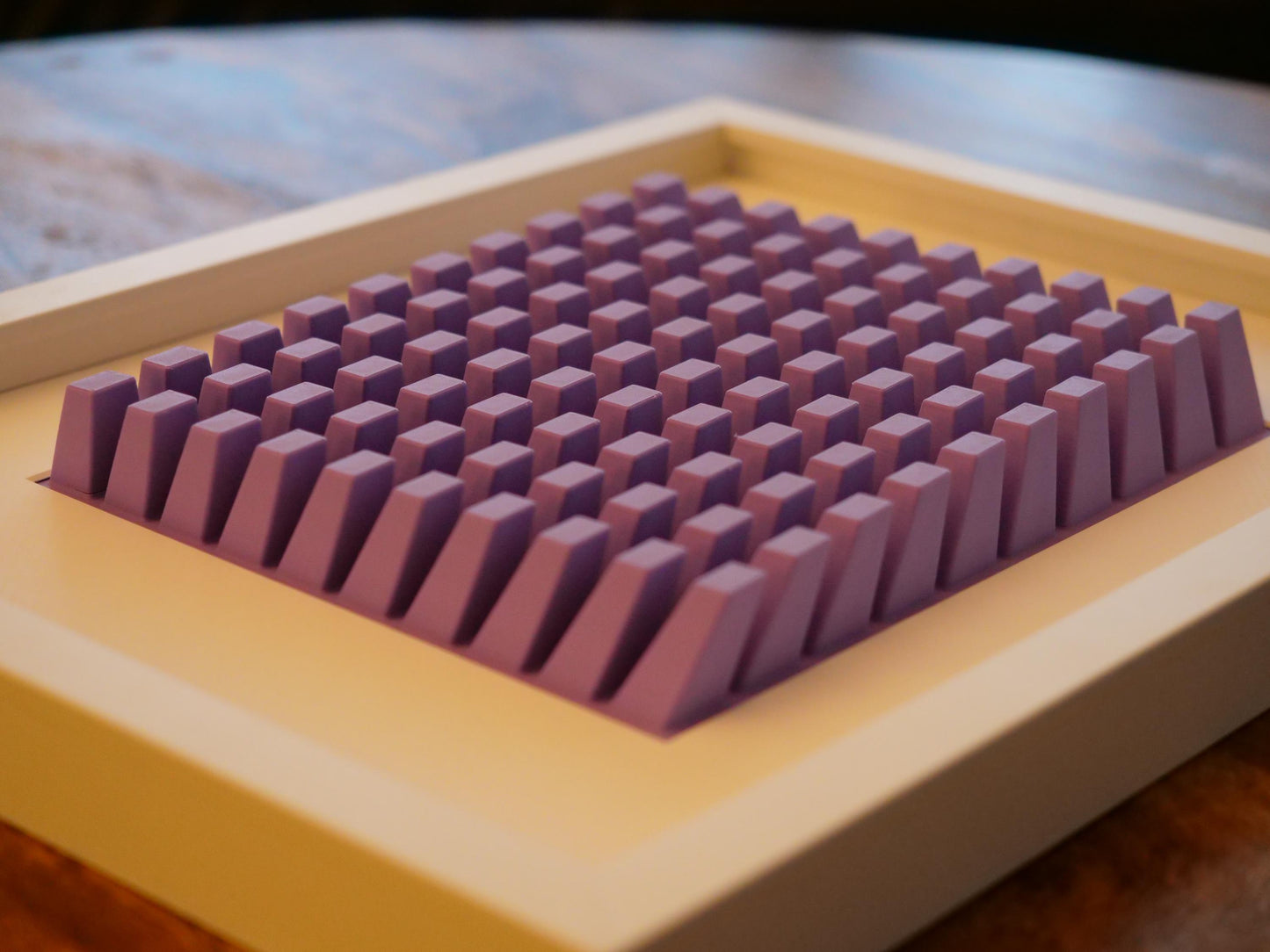 3D Twist Art "Ube" - Framed