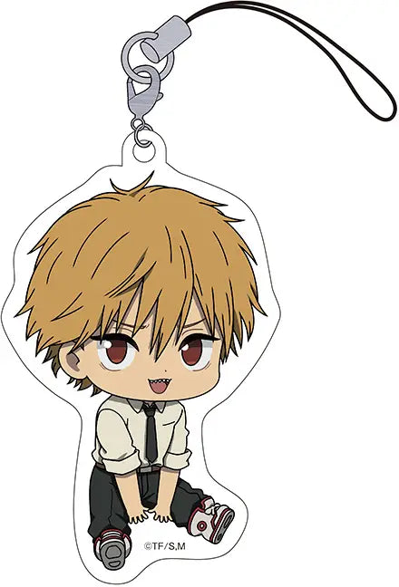 Chainsaw Man Petanko Trading Acrylic Strap Keychain x 1
