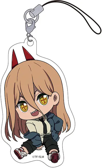 Chainsaw Man Petanko Trading Acrylic Strap Keychain x 1
