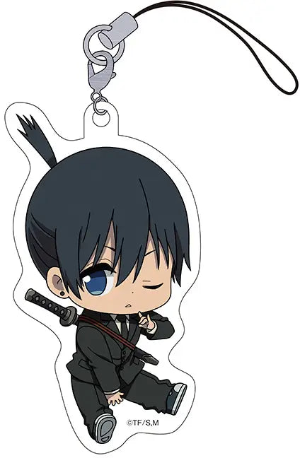 Chainsaw Man Petanko Trading Acrylic Strap Keychain x 1
