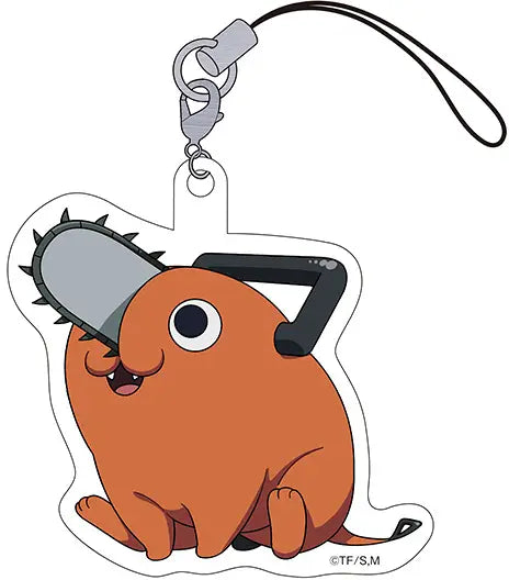 Chainsaw Man Petanko Trading Acrylic Strap Keychain x 1