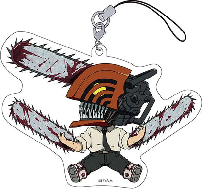 Chainsaw Man Petanko Trading Acrylic Strap Keychain x 1